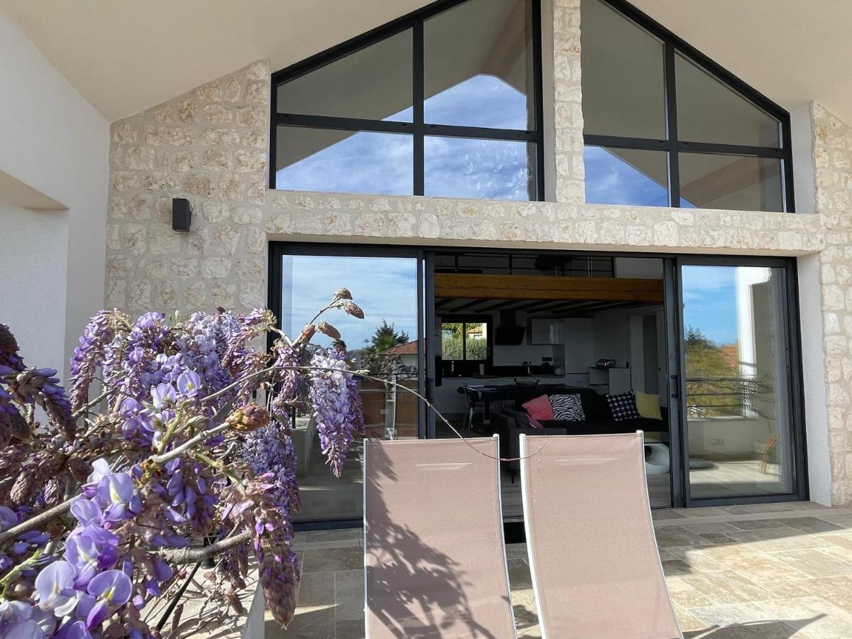 Sublime Haut De Villa Apercu Mer /Hippodrome / Cagnes-sur-Mer Eksteriør billede