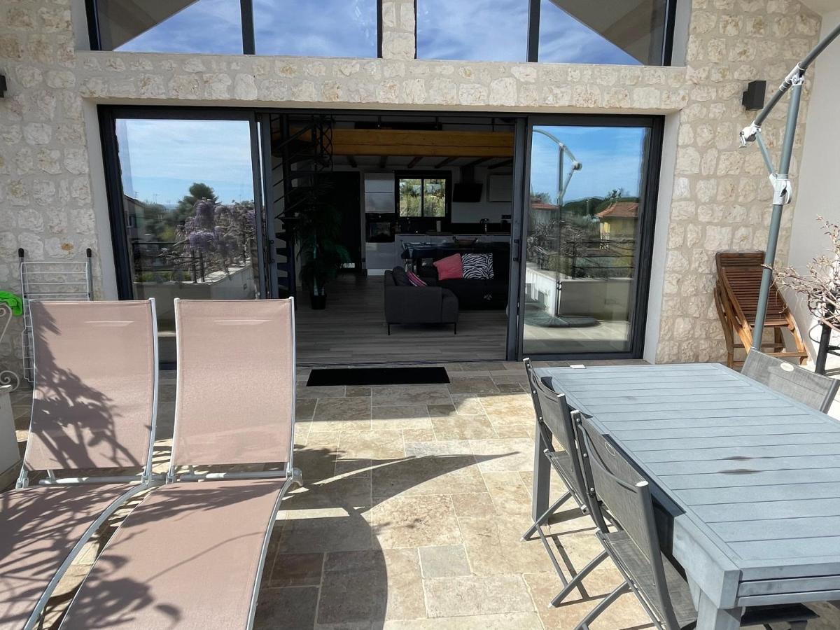 Sublime Haut De Villa Apercu Mer /Hippodrome / Cagnes-sur-Mer Eksteriør billede